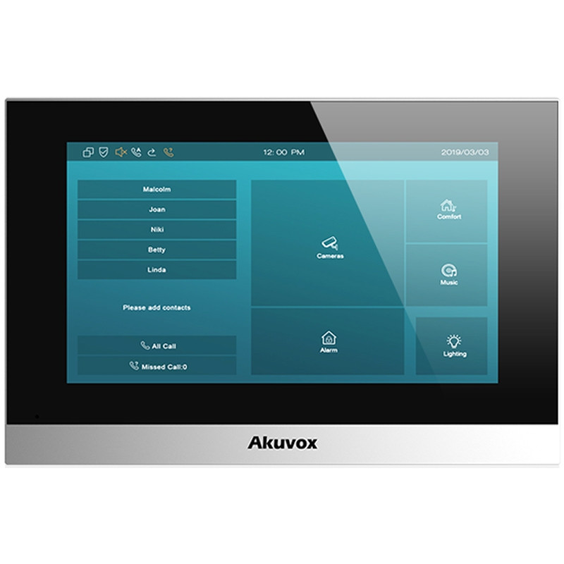 Akuvox C313W SIP Indoor Monitor (7" Touchscreen, Audio und Video) 