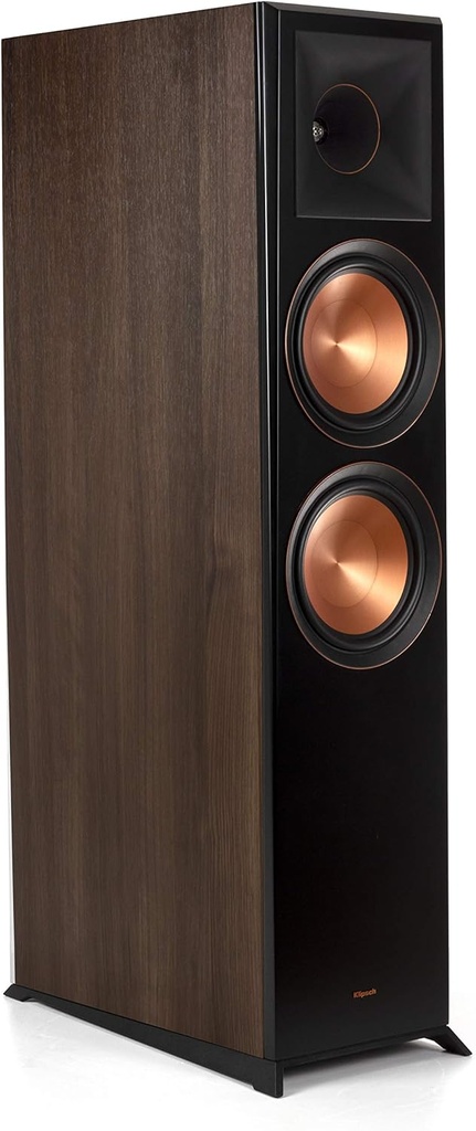 Klipsch RP-8060FA  Dolby Atmos Floorstanding speakers feature a high-performance, 6.5" 2-way up-firing-Ebony(Pair )