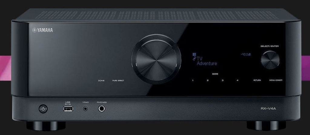 Yamaha RX-A4A 7.2 ch AVENTAGE with SURROUND:AI™, HDMI™ 7-in/3-out, the latest QCS407