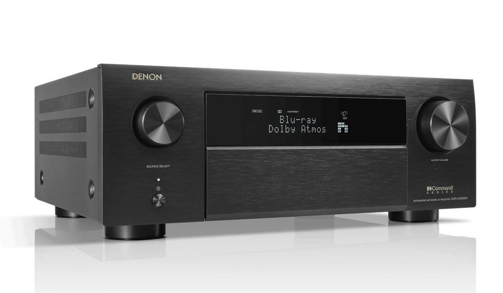 Denon AVR-X6700H 11.2 Ch. 140W 8K AV Receiver with HEOS® Built-in, 11.2 channels,140 watts per channel, 8K Ultra HD, 3D Audio