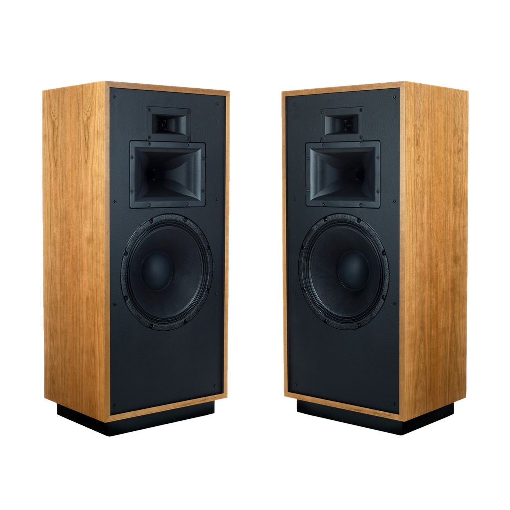 Klipsch Forte IV hosts Floorstanding, Natural Cherry(Pair), a three-way design utilizing a 12” woofer and horn-loaded midrange and tweeter. The Forte IV incorporates an all new K-702 midrange compression drive 