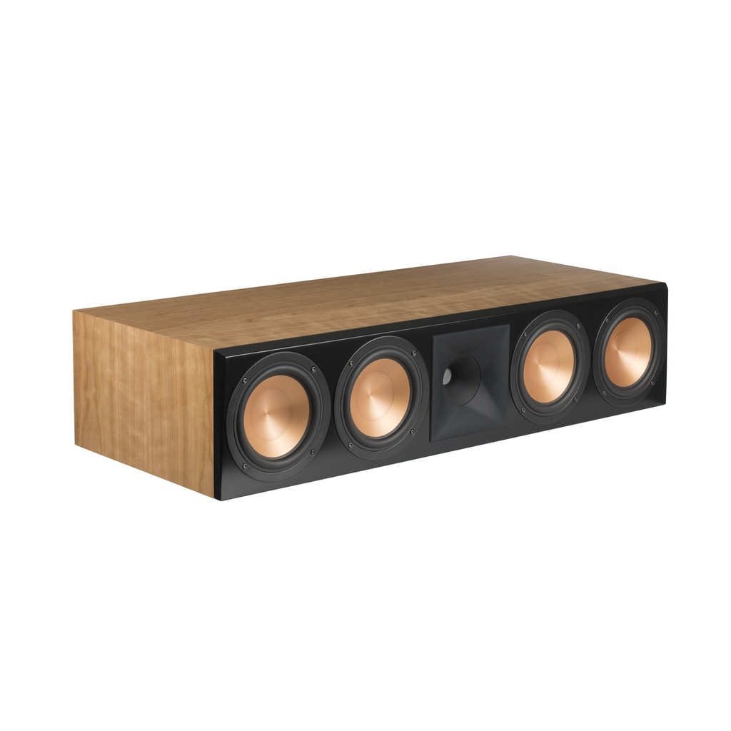 Klipsch RC-64 III Natural Cherry, Center channel speaker delivers real-to-life, front row, cinema-quality acoustics.