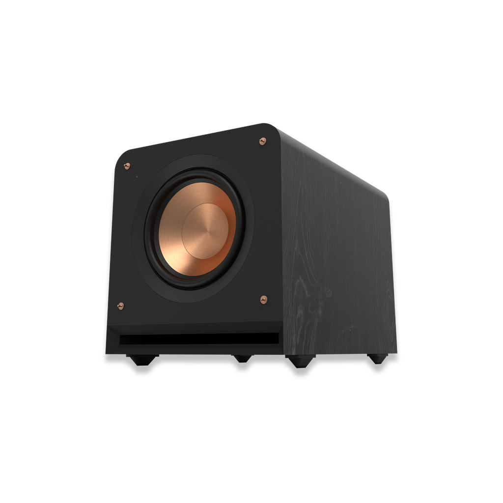 Klipsch RP-1000SW 10" HIGH EXCURSION SUBWOOFER, Black/GNM, Striking the optimal balance between amplifier power, driver capability and cabinet volume,