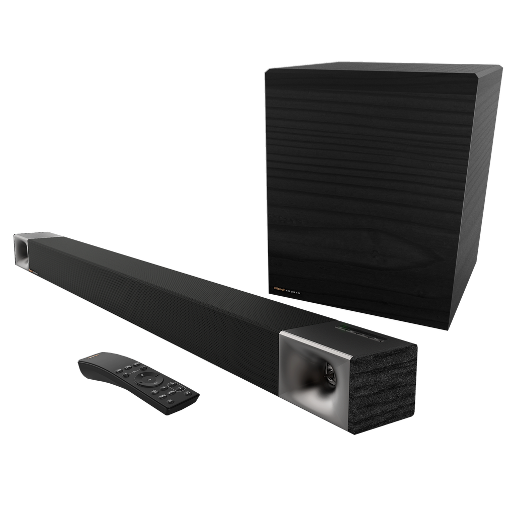 Klipsch CINEMA 600 SOUND BAR 3.1 SOUND BAR AND WIRELESS SUBWOOFER, Black(bundle Pack)