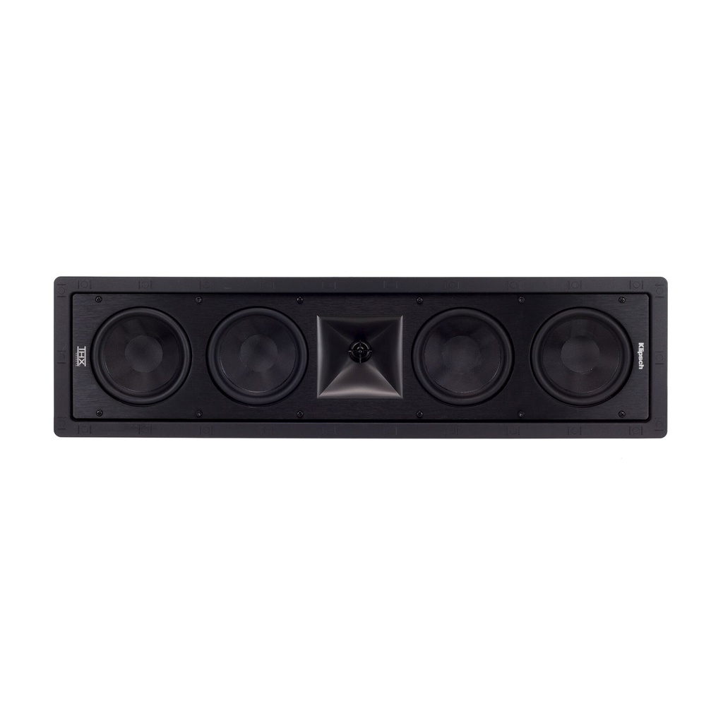 Klipsch THX-504-L, 	Infinite baffle, front flush with wall, In-Wall speakers offer the ultimate performance in a hidden solution loudspeaker-Black(single)
