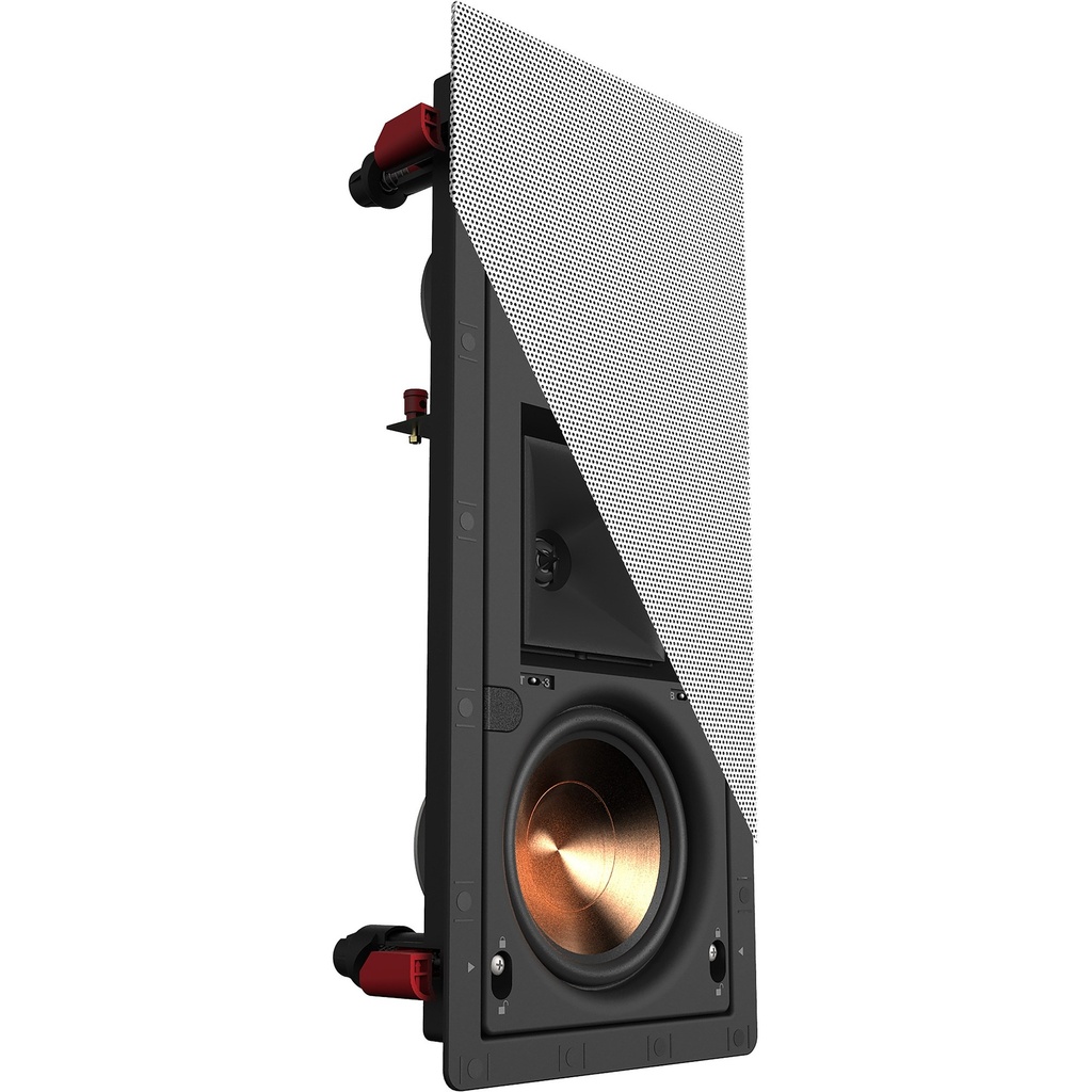 Klipsch PRO-25RW LCR Wall Speakers Professional Series Reference speakers are the ideal choice for custom home installation audio-White(Pcs)