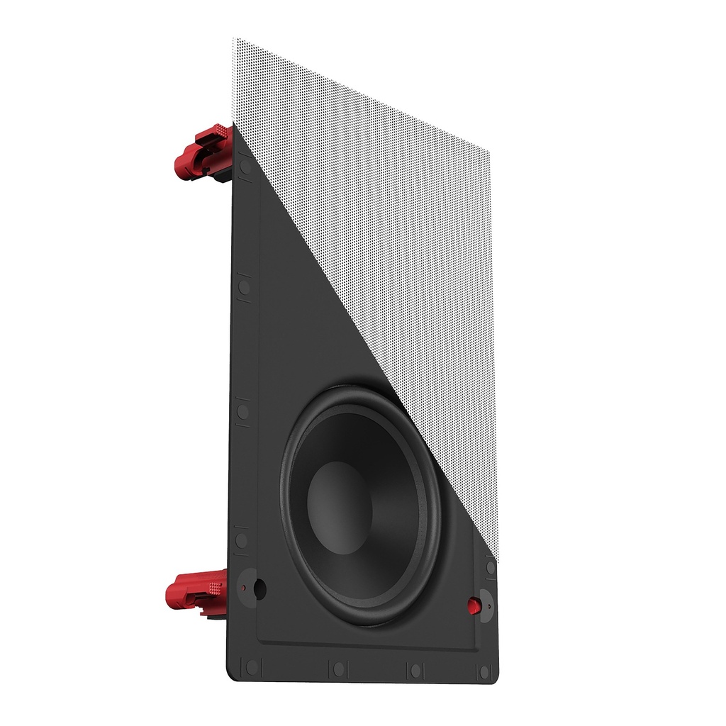 Klipsch DS-160W Wall Speaker,  features a 6.5” Polypropylene woofer and a 1” Silk Dome tweeter mated to a round Tractrix® horn for dynamic acoustic performance-White(Pcs)