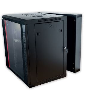Techlogiks Canada Cabinet 12U 600x600 Wall Mount Cabinet Double Section