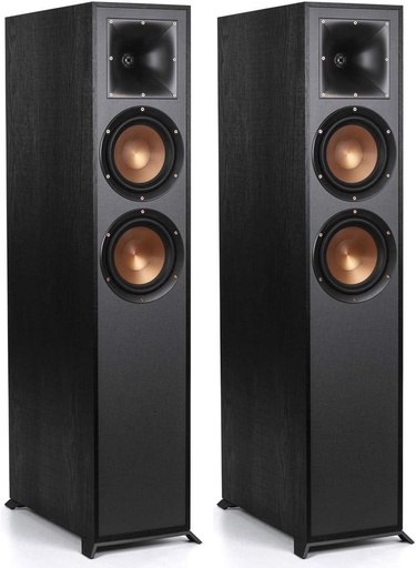 Klipsch R-625FA Dolby Atmos Floorstanding Speaker, Ebony(Pair)