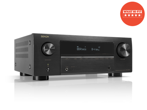 Denon AVR-X3800H 9.4 Ch. 105W 8K AV Receiver with HEOS, 9.4 channels,105 watts per channel, 8K Ultra HD, 3D Audio, HEOS Built-in