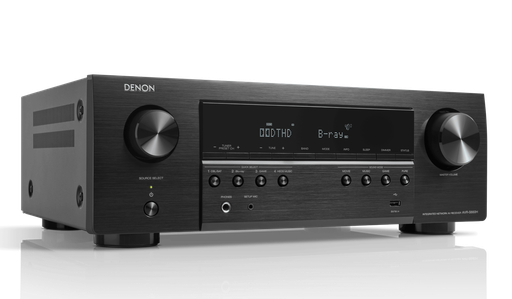 Denon AVR-S960H 7.2 Ch. 145W 8K AV Receiver with HEOS® Built-in Stereo amplifier,145W per channel, 8K Ultra HD,3D Audio, 6 HDMI inputs