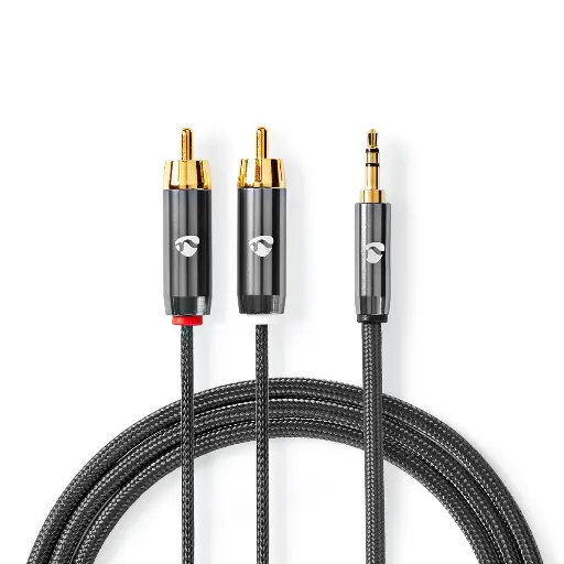 Nedis CATB22200GY20 Stereo Audio Cable | 3.5 mm Male