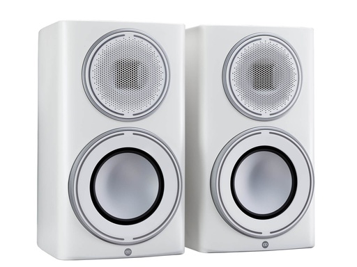 Monitor Audio Bookshelf The Platinum 100 3G is a compact 2-way speaker that features a MPD III transducer and 6” RDT III mid-bass driver cone