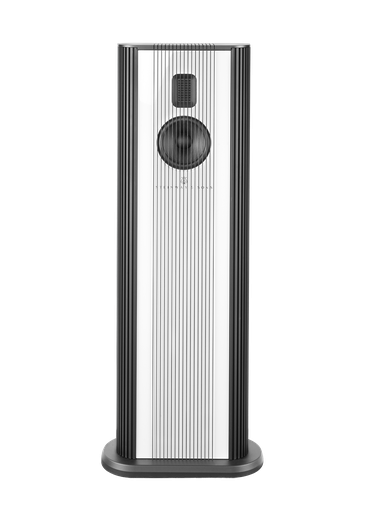 Steinway Lyngdorf Model O Custom RAL / Black Ring, full-range loudspeaker is designed to provide the legendary Steinway & Sons performance in a small package without the need for a separate woofer
