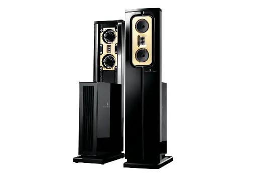 Steinway Lyngdorf Model C Custom RAL / Gold/Ch Ring, speakers is for those who seek the live dipole sound and demand enhanced bass for music and movies. 