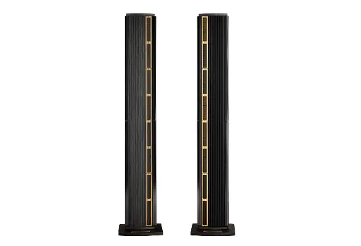 Steinway Lyngdorf Model LS Studio, Black Lacquer w Matte Gold ring