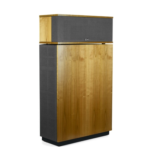 Klipschorn AK6 (Pair), Natural Cherry,  With its three-way system, each driver is coupled to a horn and optimized to operate in its individual pass-band