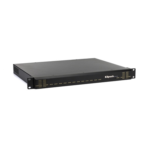Klipsch KDA-1000 DSP Amplifier powers larger arrangements to deliver incredible performance, 1000W Total System Power (4 x 250W)