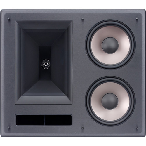 Klipsch KL-650-THX-R, Right Bookshelf Speaker, 6 x 10" Tractrix horn tweeter with 1" titanium-dome compression driver-Black