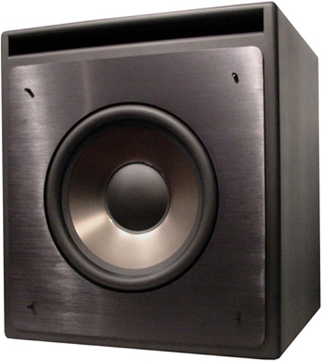 Klipsch KW-120-THX Subwoofer, 2-inch, long-throw Cerametallic driver-Black
