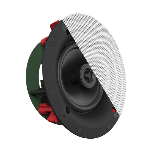Klipsch CS-16C II Celling Speaker, features a 6.5” Polymer woofer and a 1” Polymer tweeter. Utilizing the Sky Hook® patented Cinch by Swarm Installation System-White(Pcs)