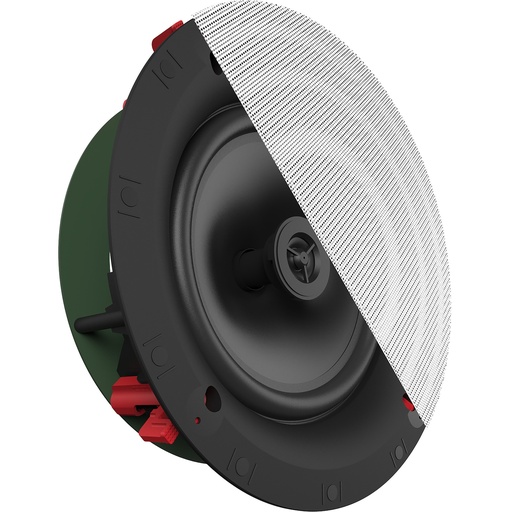 Klipsch CS-18C Celling Speaker, features a 6.5” Polymer woofer and a 1” Polymer tweeter. Utilizing the Sky Hook® patented Cinch by Swarm Installation System-White(Pcs)