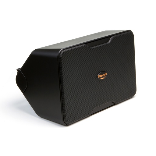 Klipsch CP-6T Indoor/outdoor Compact Performance cabinet speaker, with its weather-resistant design combined with its small stature-Black/White(Pair)